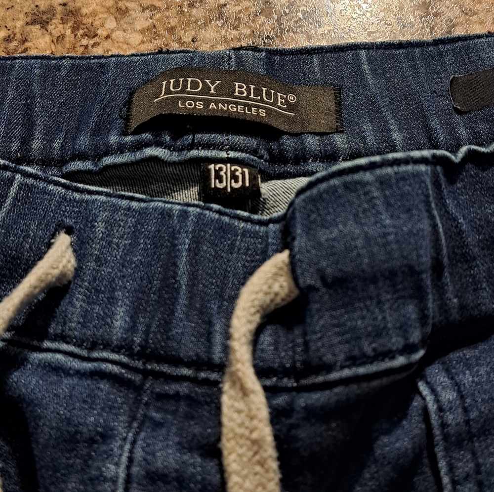 Judy Blue denim joggers. NWT